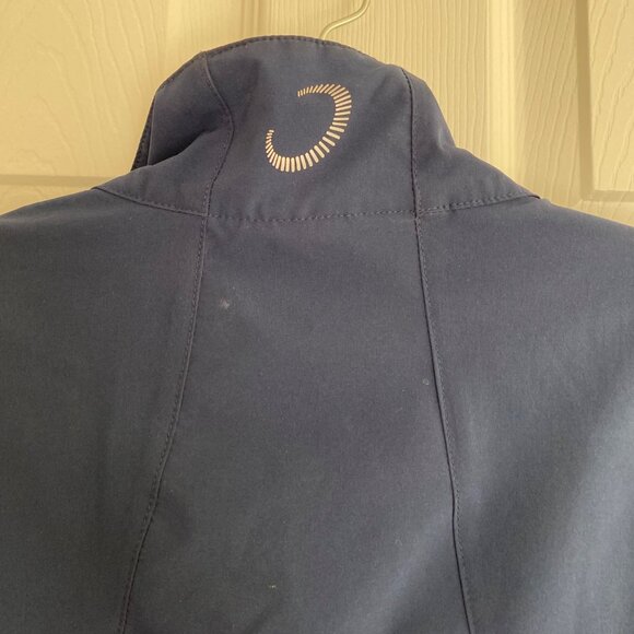 Zero Restriction Mens Navy Blue Sleeveless Vest XXL Activewear With Zipper Pocke - Picture 8 of 8